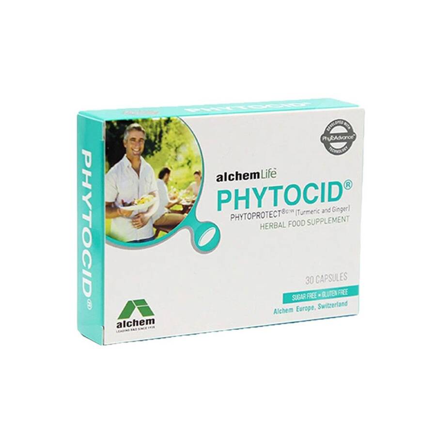 Alchem Life Phytocid Phyroprotect G199 Turmeric &amp; Ginger 30 Capsules