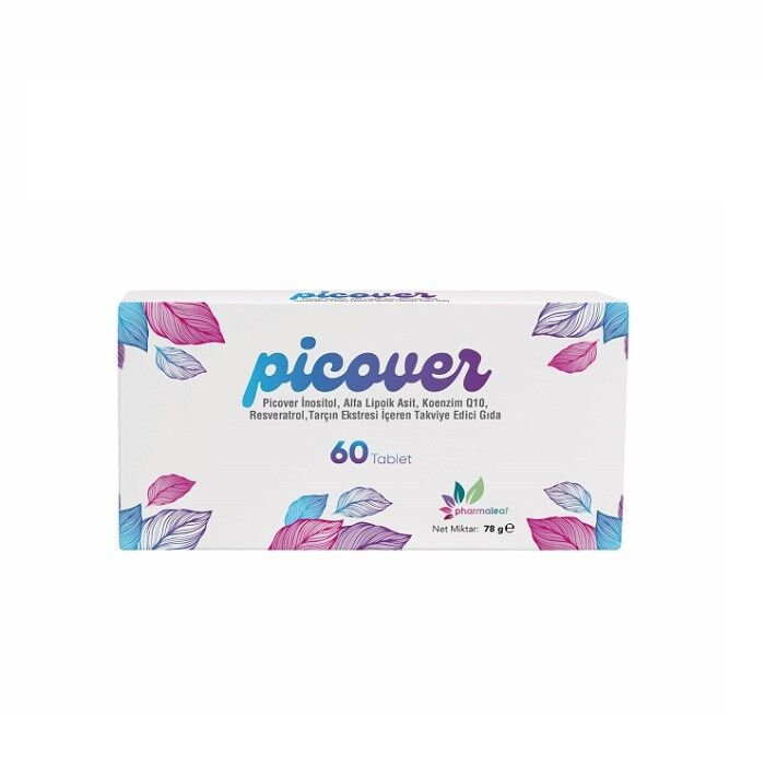 Pharmaleaf Picover Dietary Supplement with Inositol 60 Tablets