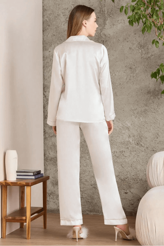 Pierre Cardin 1200 Women's Pajama Set in Ecru