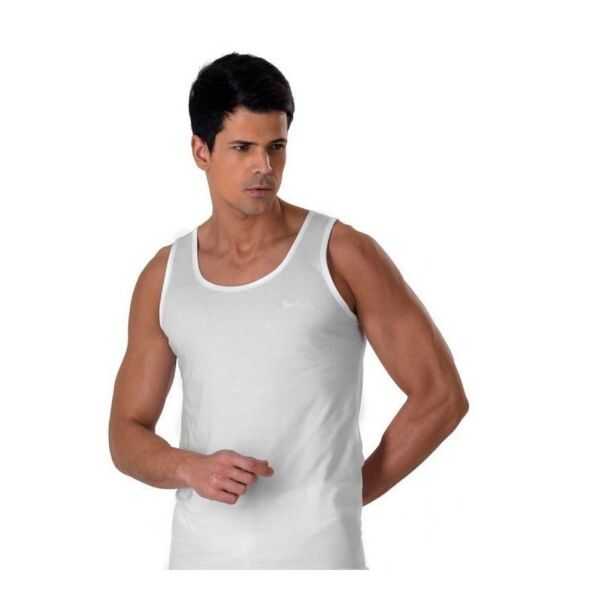 Pierre Cardin 400 White Undershirts Soft Cotton 2-Pack