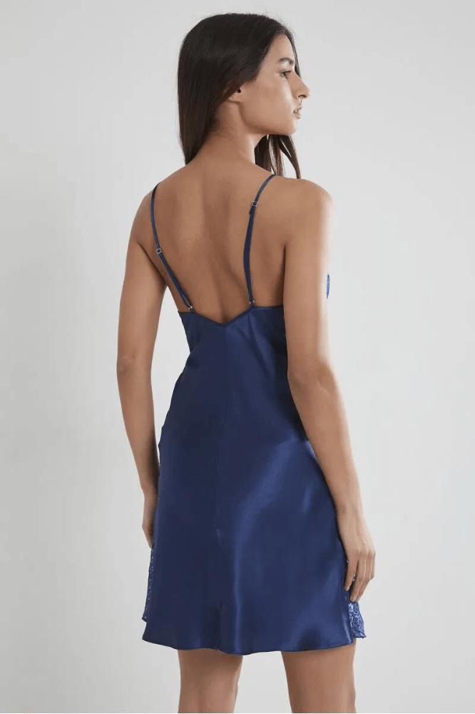 Pierre Cardin 624 Navy Blue Nightgown for Soft Comfort