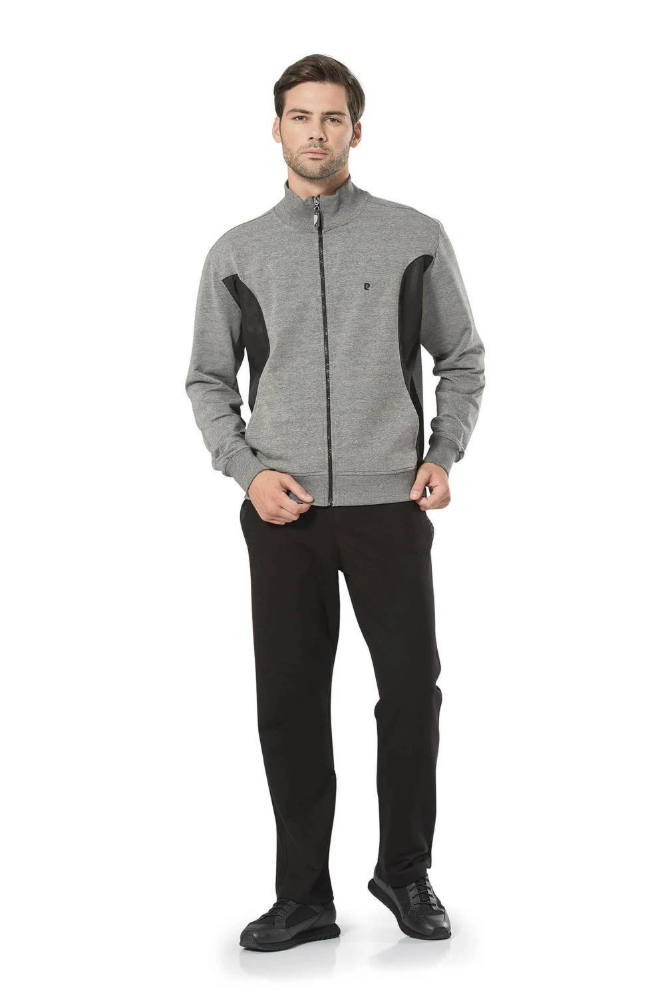 Pierre Cardin 7000 Men's Tracksuit Set Comfortable Fit Grey