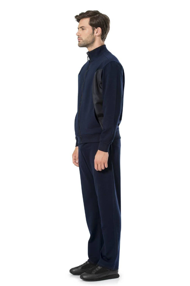 Pierre Cardin 7000 Men's Tracksuit Set Navy Blue