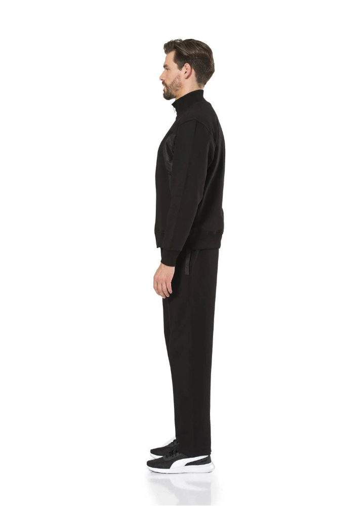 Pierre Cardin 7000 Men's Tracksuit Set Comfort Fit Black