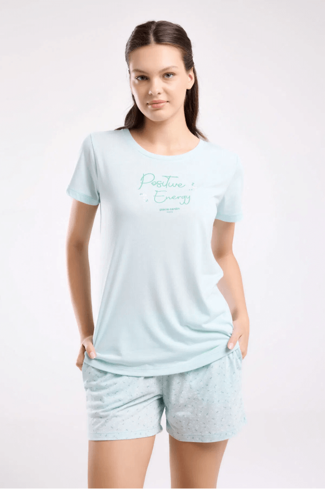 Pierre Cardin Mint Women's Pajama & Short Set