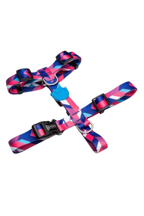Lindo Pink Dream H-Type Dog Harness for Comfort and Safety Small