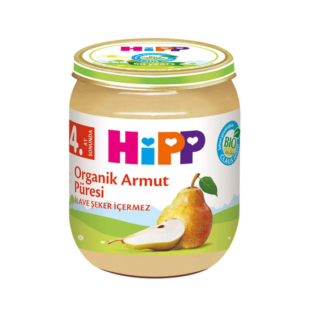 HiPP Organic Pear Puree Baby Food Jar 125g