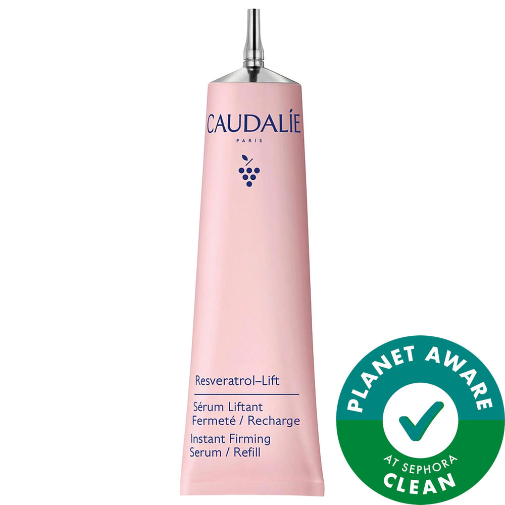 Caudalie Resveratrol Lift Instant Firming Refillable Retinol Alternative Serum - Anti-Aging Face Serum for Fine Lines & Wrinkles, Vegan Skincare Caudalie Resveratrol Lift Serum - Anti-Aging, Vegan & Cruelty-Free Anti-Aging Serum, Resveratrol, Retinol Alternative, Vegan Skincare, Cruelty-Free Beauty, Firming Serum, Wrinkle Smoothing, Face Serum, Skincare, Anti-Aging Skincare, Fine Lines and Wrinkles, Dry Skin, Loss of Firmness, Vegan Collagen, Hyaluronic Acid, Recyclable Packaging, Clean Beauty, Sephora Skin