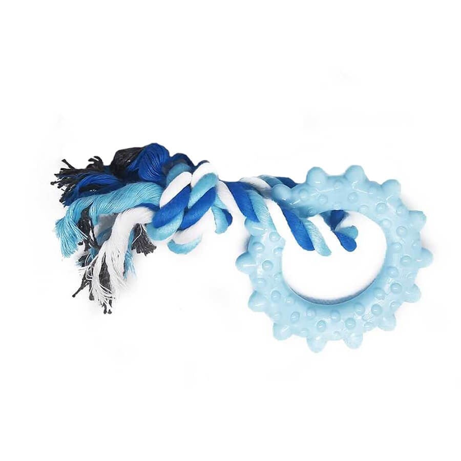 Playfull Ring Rope Dog Chew Toy for Dental Health 18 cm