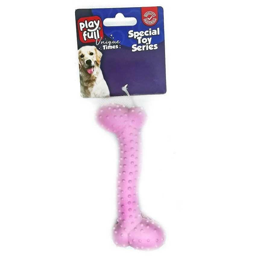 Playfull Textured Puppy Teething Bone Toy 10.5 cm