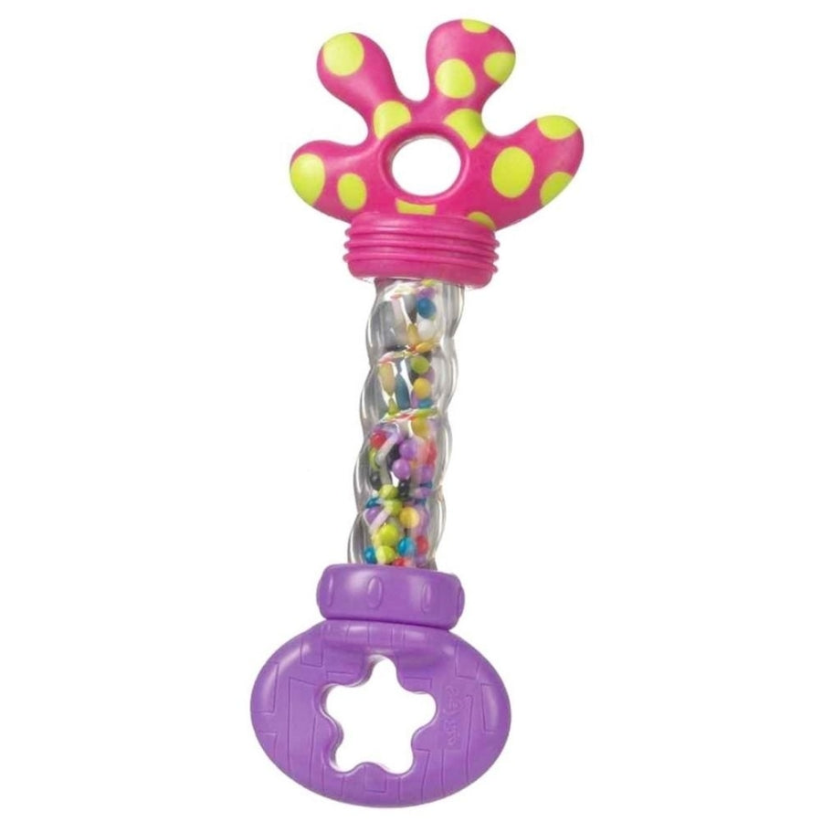 Playgro Magic Wand Rattle with Teething Surfaces for Girls