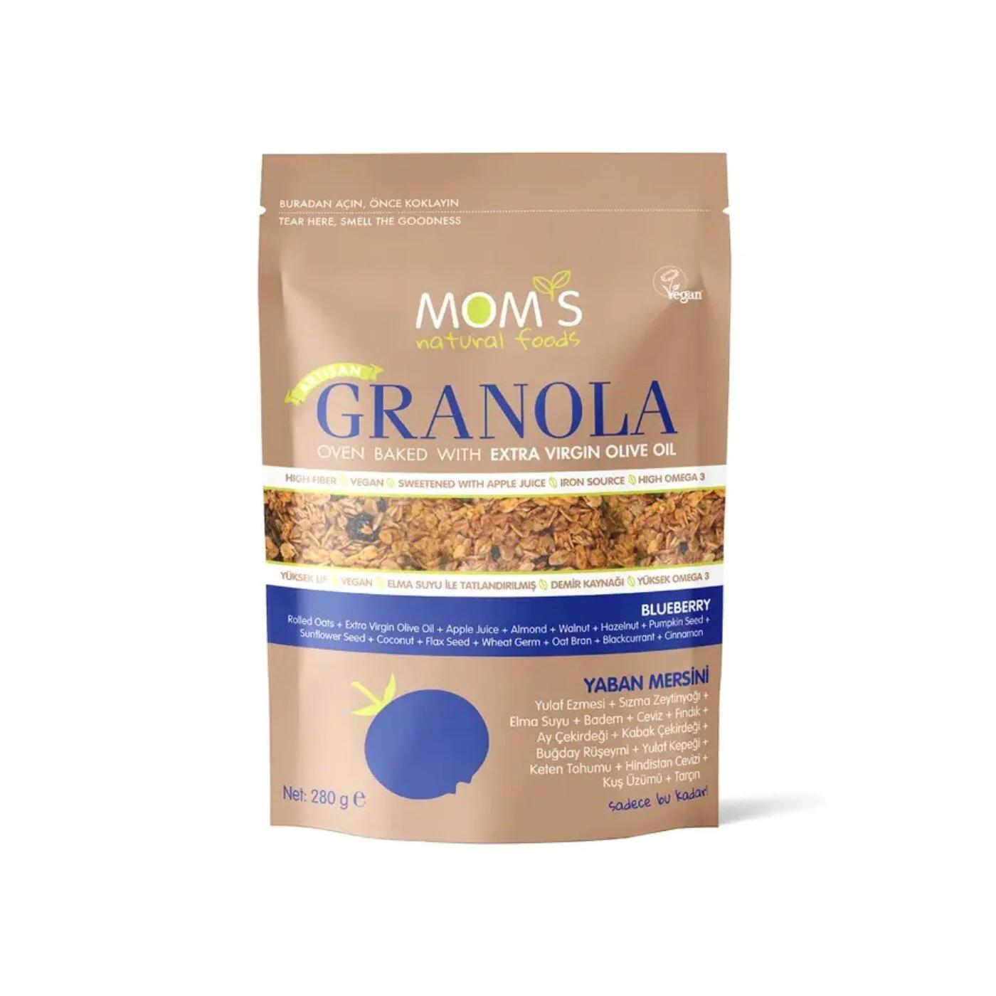 Moms Granola Blueberry Crunchy Oats 280g