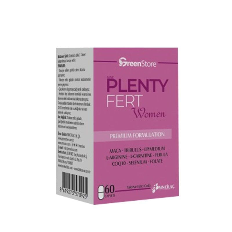 Green Store Plentyfert Women's Supplement with Maca & L-Arginine 60ct