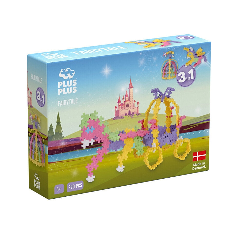 Plus Plus Fairytale 3 in 1 Creative Building Set 220 Pieces