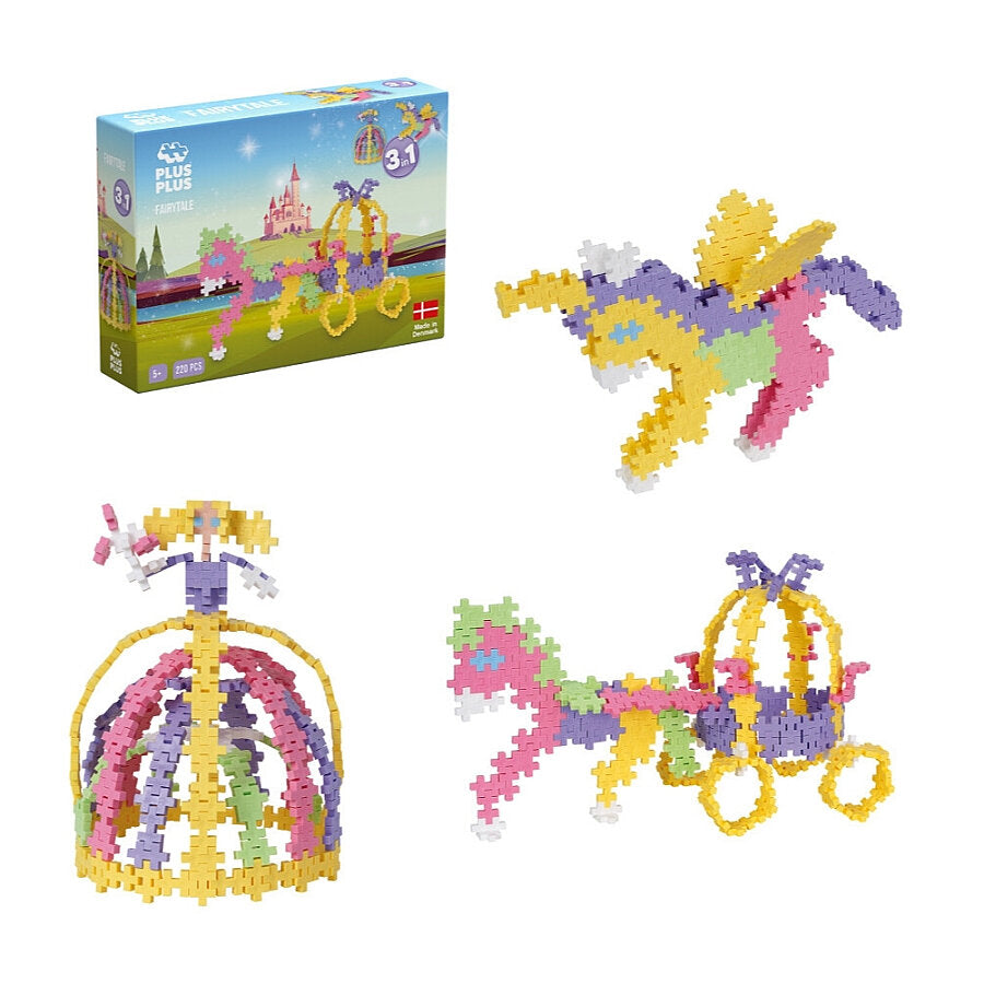Plus Plus Fairytale 3 in 1 Creative Building Set 220 Pieces