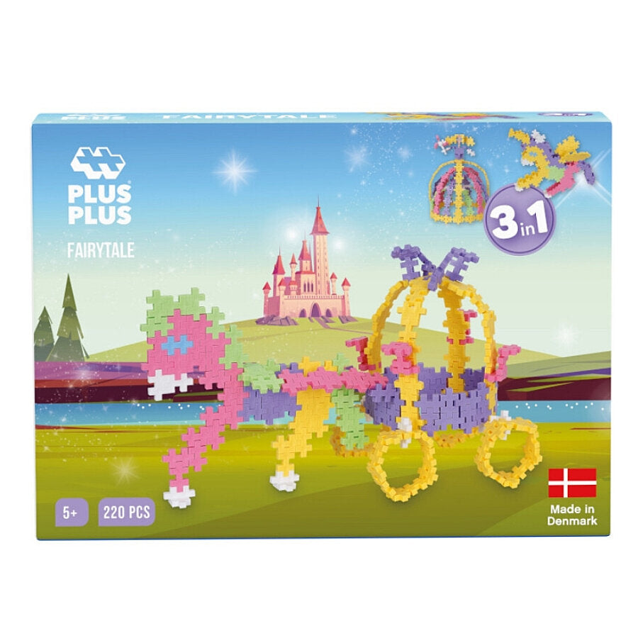 Plus Plus Fairytale 3 in 1 Creative Building Set 220 Pieces