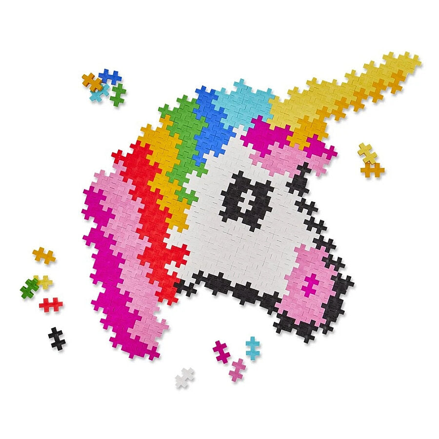 Plus Plus Puzzle by Number Unicorn Creative Building Set 250 pcs