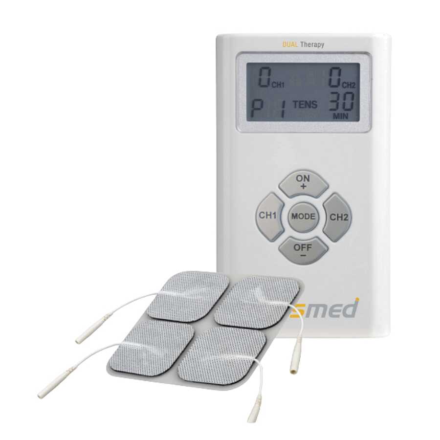 Plusmed pM-TE01 TENS + EMS Therapy System, 2-Channel Electrotherapy Device