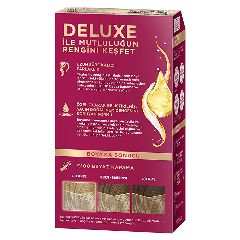 Palette Deluxe Hair Dye - Long-Lasting Nourishing Küllü Açık Sarı Color by Palette - view 4