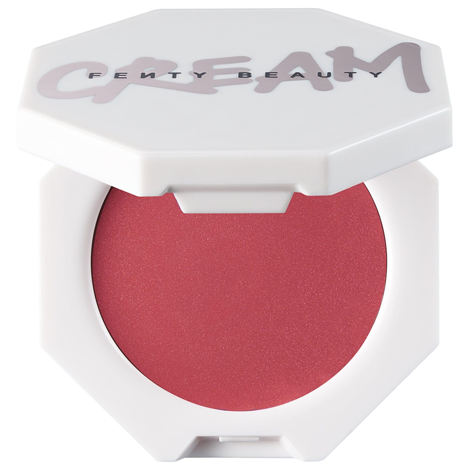 Fenty Beauty by Rihanna Cheeks Out Freestyle Cream Blush: Natural, Buildable, Vegan &amp; Cruelty-Free Cheek Color Fenty Cream Blush: Natural, Vegan, Buildable Cheek Color cream blush, vegan blush, cruelty-free blush, sheer blush, natural blush, buildable blush, sweat-resistant blush, water-resistant blush, rihanna makeup, cheek makeup, blush, vegan cosmetics, cruelty-free cosmetics, natural look, buildable color, sweat proof, waterproof, long-lasting blush, makeup enthusiasts, gifts for her, youthful glow, Fen