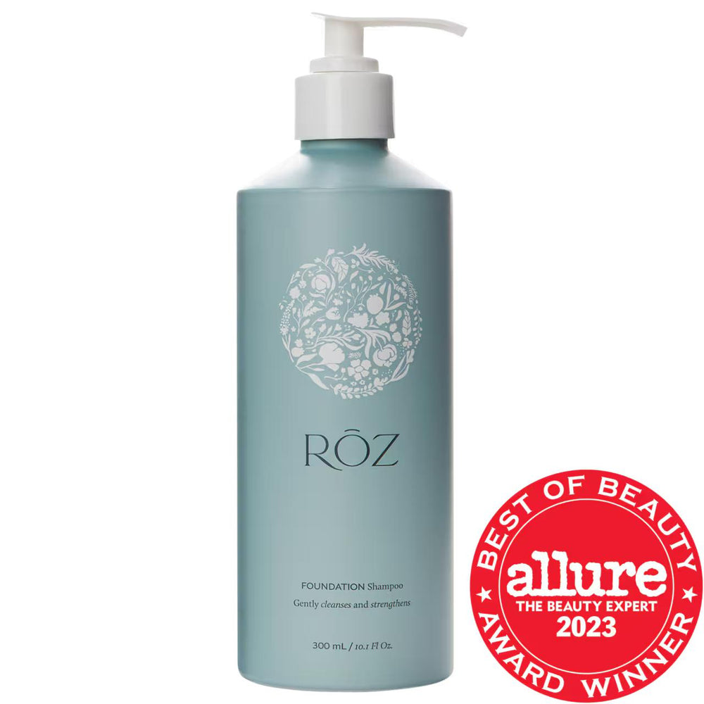 RŌZ Foundation Hydrating Shampoo: Gentle Daily Cleanser for Dry, Flaky Scalp - Vegan, Gluten-Free & Cruelty-Free RŌZ Hydrating Shampoo: Dry Scalp Relief, Vegan & Gentle hydrating shampoo, dry scalp shampoo, vegan shampoo, gluten-free shampoo, cruelty-free shampoo, shampoo for flaky scalp, gentle daily shampoo, coconut surfactant shampoo, hair care, best of beauty shampoo, shampoo, hair, sulfate-free shampoo, dry hair, itchy scalp, vegan, gluten-free, cruelty-free, hair cleanser, hair hydration, scalp care, 