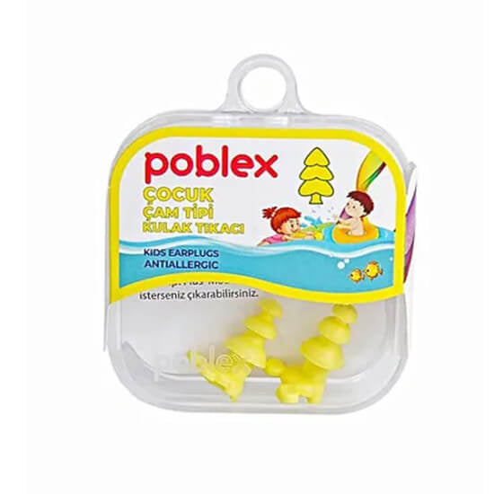 Poblex Kids Water &amp; Noise Protection Earplugs (1 Pair)