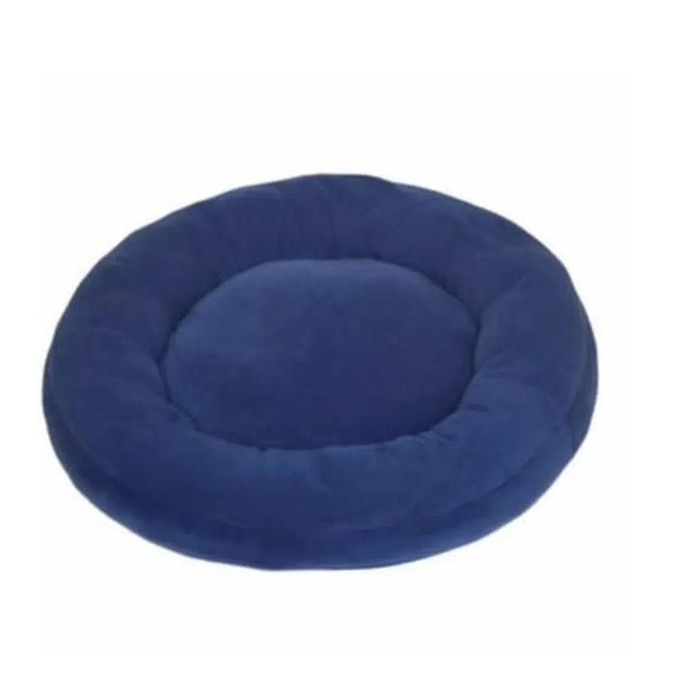 Zampa Poffin Plush Pet Bed Petrol Blue 70 cm