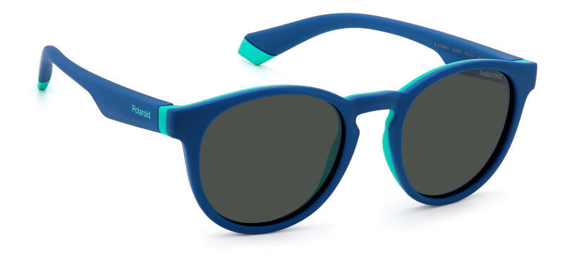 Polaroid Kids PLD 8048/S Grey Sunglasses (Ages 7-10)