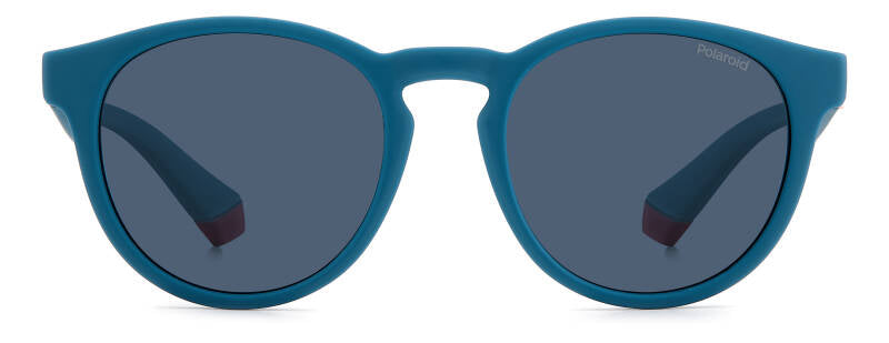 Polaroid Kids PLD 8048/S Blue Sunglasses for Ages 7-10