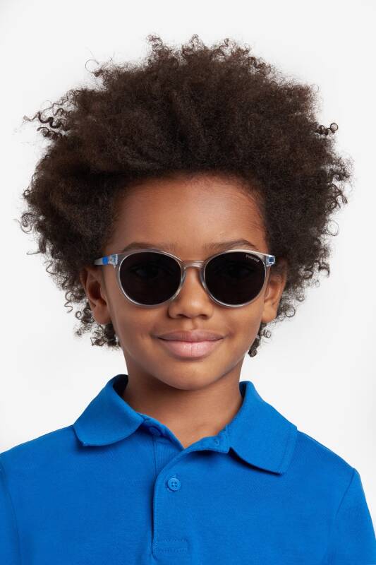 Polaroid Kids PLD 8059/S Grey Sunglasses (Ages 4-6)