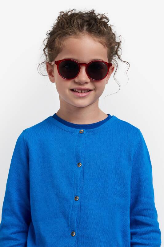 Polaroid Kids PLD 8061/S Grey Sunglasses for Ages 7-10