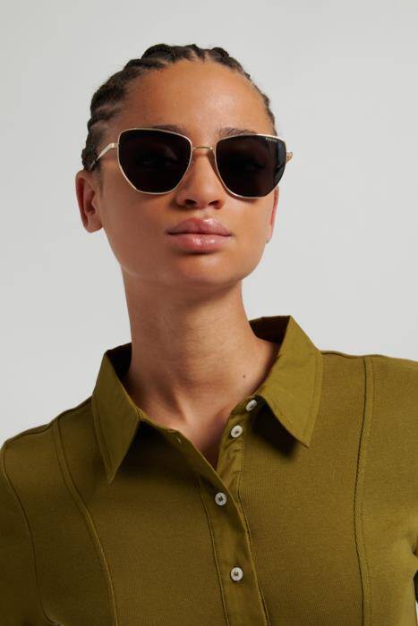 Polaroid PLD 4204/G/S/X Women's Classic Gold Sunglasses 56mm