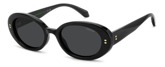 Polaroid Pld 6253/S/X Black Square Women's Sunglasses 52mm