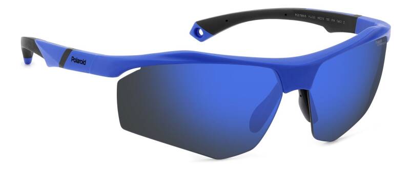 Polaroid PLD 7055/S Blue Mirror Polarized Sunglasses 68mm