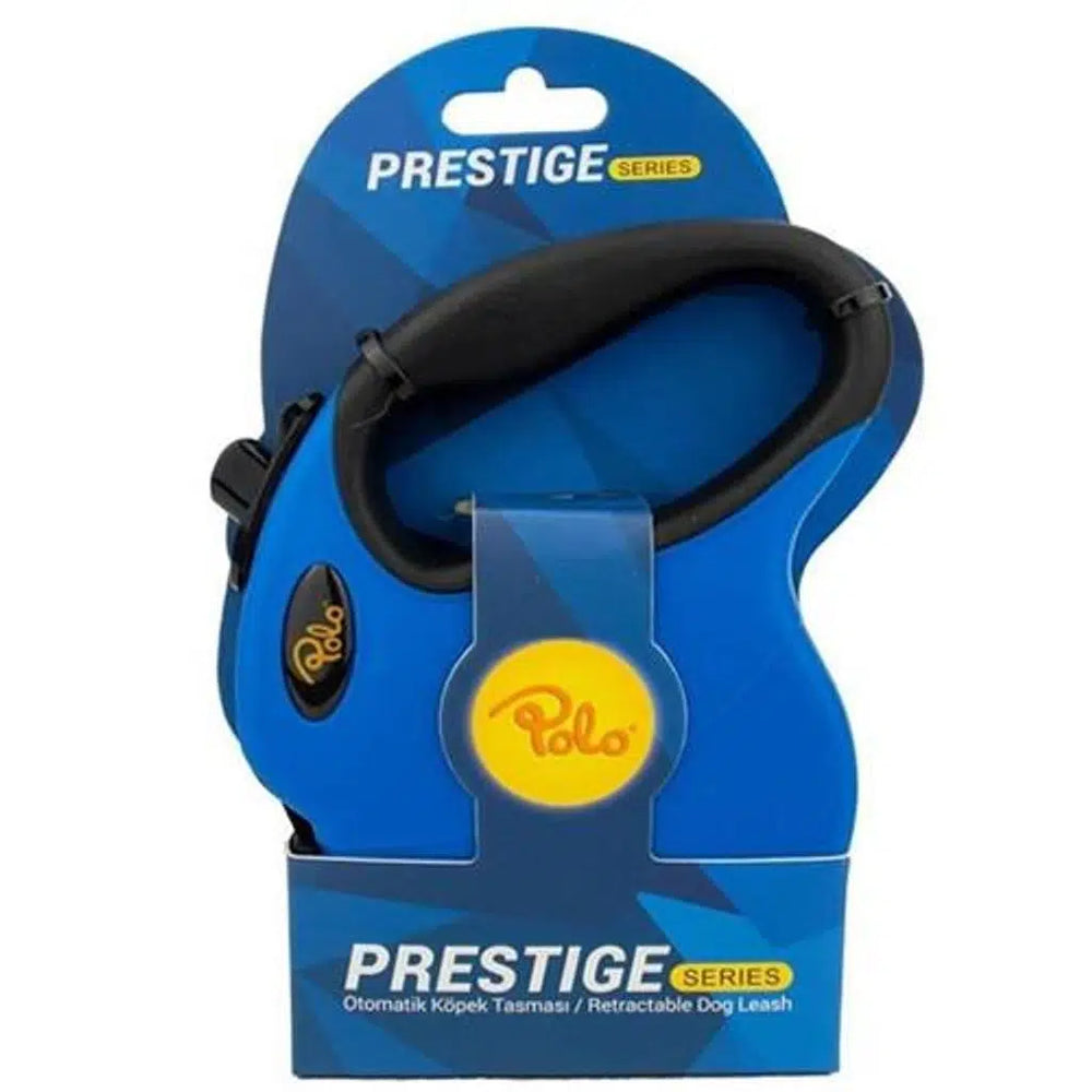 Polo Prestige Retractable Dog Leash Blue 5m