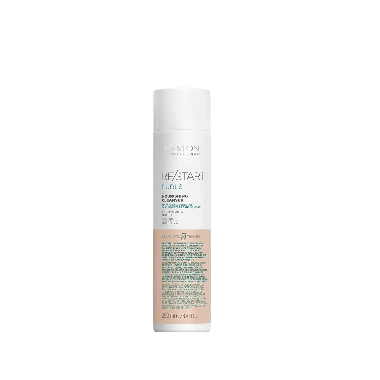 Revlon Restart Curls Nourishing Shampoo for Curly & Wavy Hair - 8.45 fl oz Revlon Restart Curls Shampoo for Curly Hair - 8.45 fl oz curly hair shampoo, nourishing shampoo, Revlon Restart Curls, wavy hair care, curl enhancing shampoo, curly hair care, hair nourishment, moisturizing shampoo, Revlon, Restart Curls, 8.45 fl oz, cosmetic, hair care, beauty products