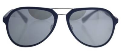 Prada 05R Tfy-7w1 Navy Blue Mirror Lens Sunglasses 58mm