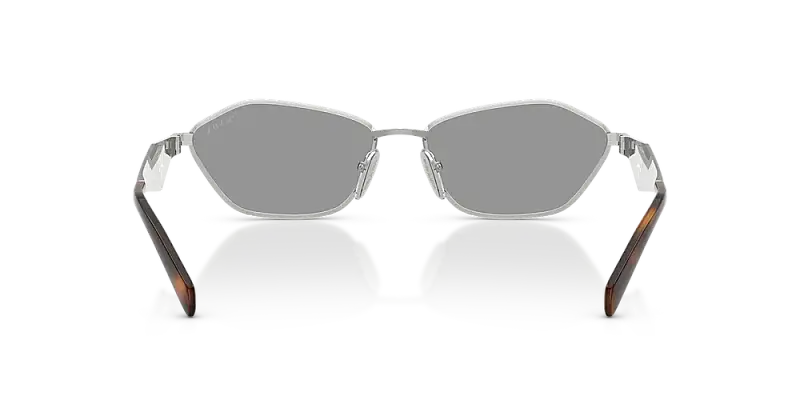 Prada 0PR D50S Silver Frame Women's Sunglasses 57mm