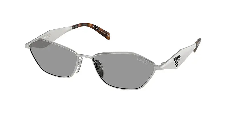 Prada 0PR D50S Silver Frame Women's Sunglasses 57mm