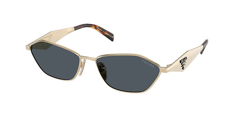 Prada 0PR D50S Women's Designer Sunglasses Gold Frame 57mm