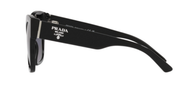 Prada 17Z 1Ab-09s Black Square Sunglasses 54mm