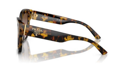 Prada 17Z Vau-6s1 Brown Tortoise Gradient Sunglasses 54mm