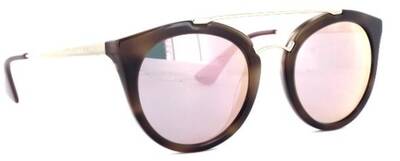 Prada 23S Sunglasses with Yellow Metal Mirror Lenses
