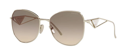 Prada 50Z Zvn-3d Gradient Lens Metal Sunglasses 59mm