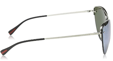 Prada 51R 1BC-5K2 Metal Mirrored Sunglasses 59mm