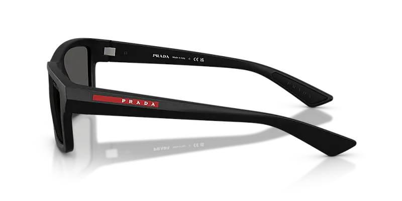 Prada Linea Rossa 0PS B10S Matte Black Men Sunglasses 54mm