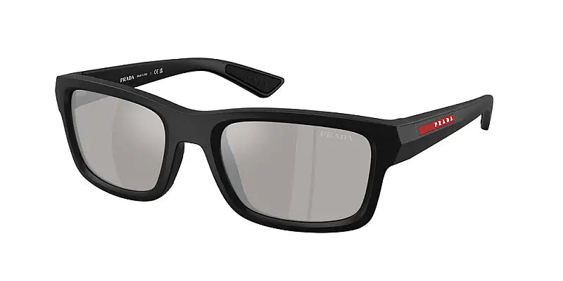 Prada Linea Rossa 0PS B10S Men's Sunglasses Matte Black 54mm