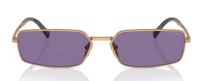 Prada SPR A60 70E-01O Bronze Metal Aviator Sunglasses 59mm