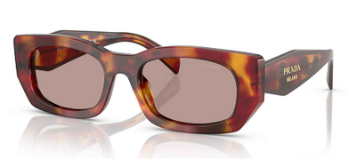 Prada SPR B05 22A-20I Patterned Bone Sunglasses 53mm