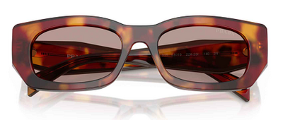 Prada SPR B05 22A-20I Patterned Bone Sunglasses 53mm